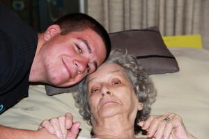 Brandon Cook and his Grandma