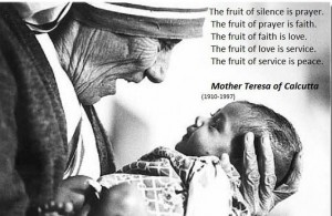 Mother Teresa The fruit of silence