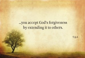 Accept forgiveness