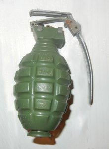 toy hand grenade