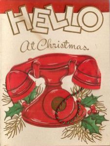 christmas card 1960